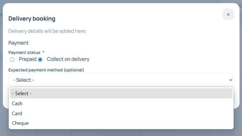 Step 6: payment handling